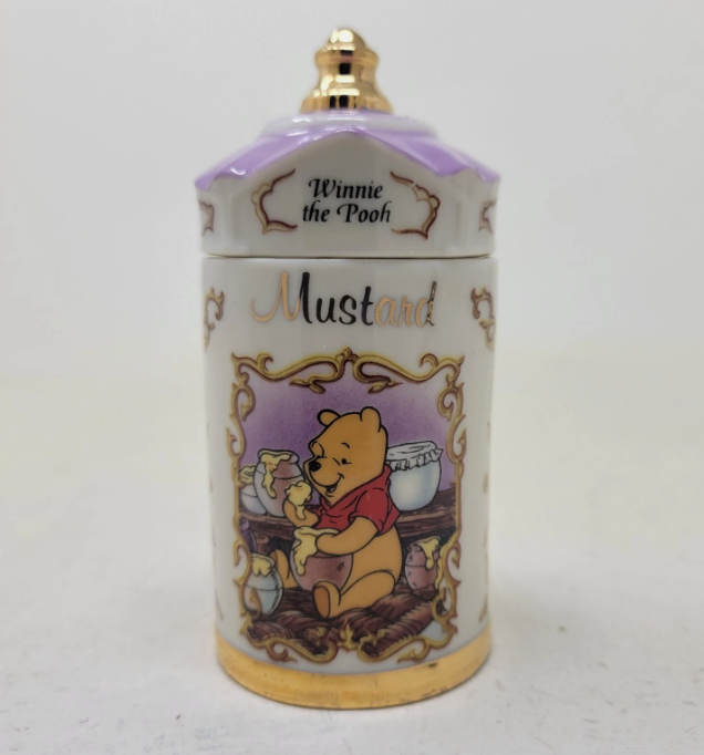 Vintage 1995 Lenox Disney Porcelain Spice Jar Collection 24 Jar Set No Rack