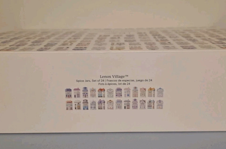 2024 Lenox Spice Village 24 Jar Full Collection Complete