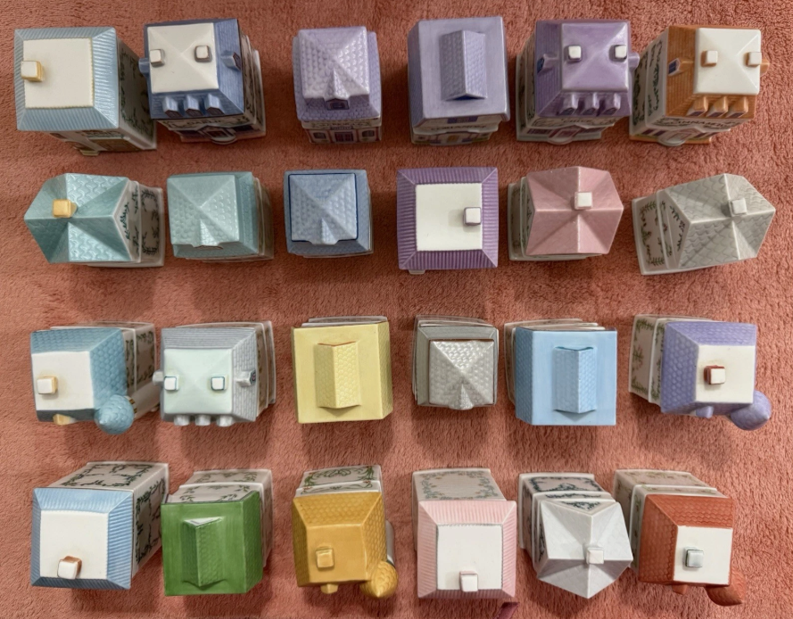 Lenox Spice Village 1989 24-MINT jars with original Rack